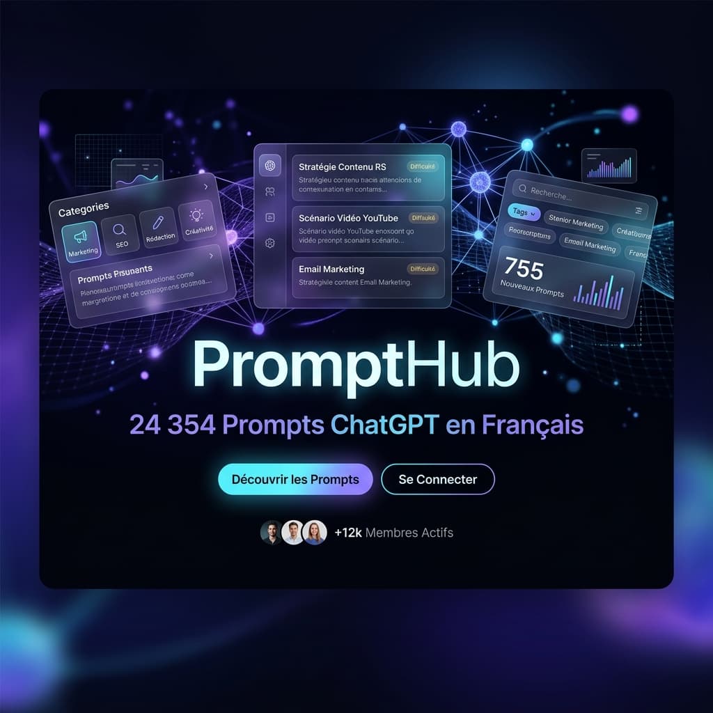 PromptHUB V5 — Bibliothèque de 24 908 prompts IA