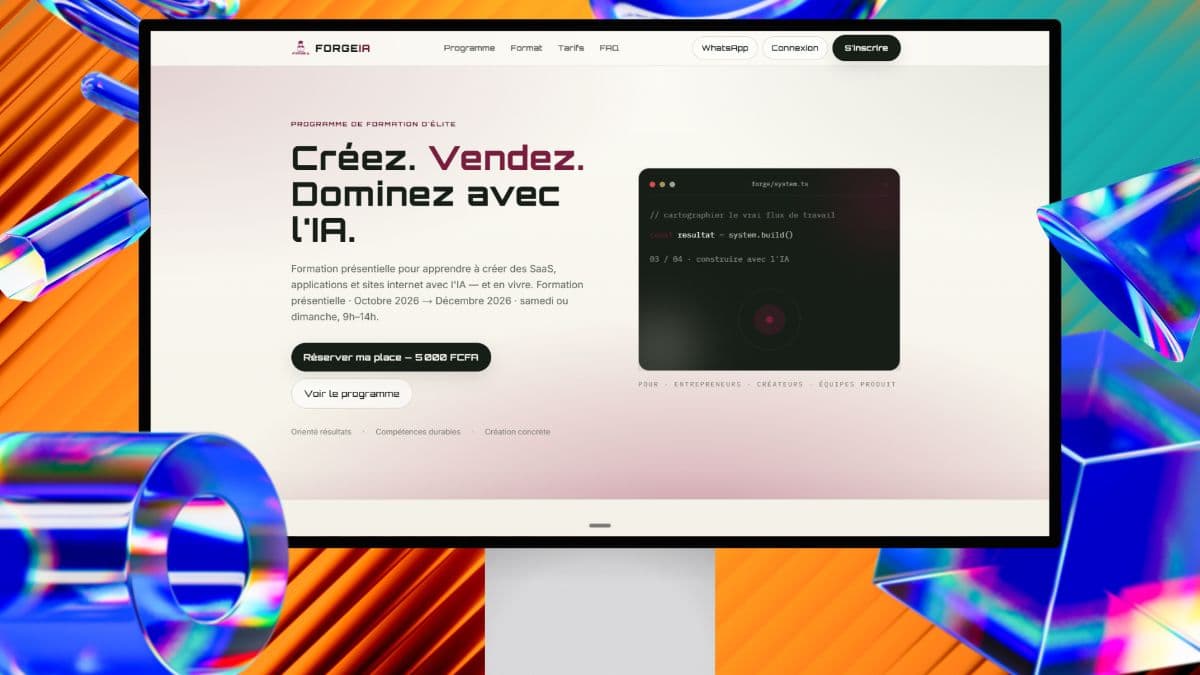 FORGE IA — Créez. Vendez. Gagnez avec l'IA
